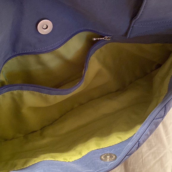 Baggallini blue quilted shoulder bag purse - Picture 4 of 8